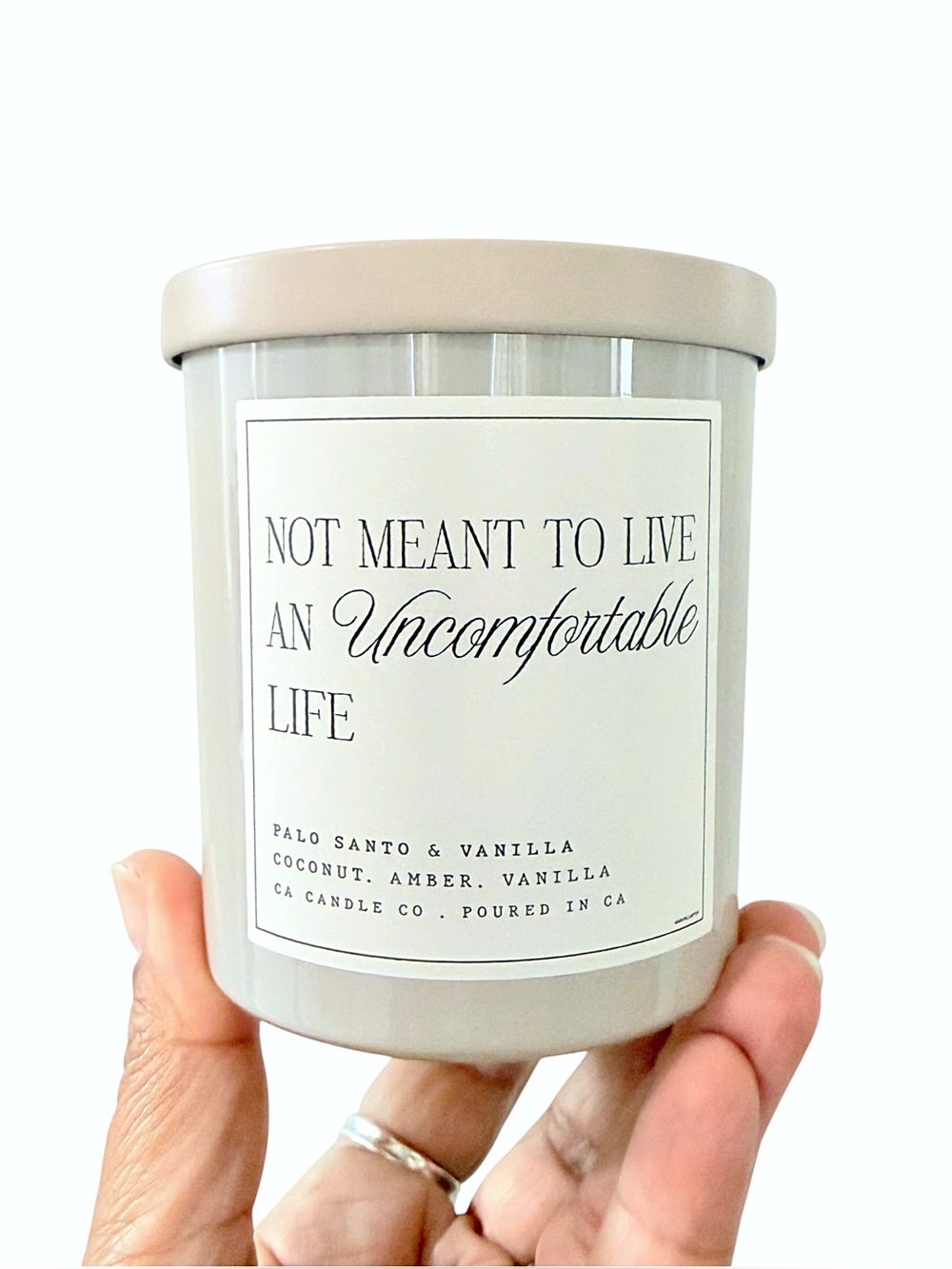 Leoben Company Not Meant To Live and Uncomfortable Life Luxury Scented Candle